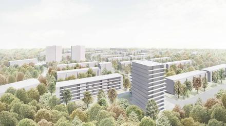 Siegerentwurf. Die Pläne für das Areal sind Ergebnis eines Wettbewerbs von 2017. Das Berliner Büro Bruno Fioretti Marquez Architekten setzte sich durch.