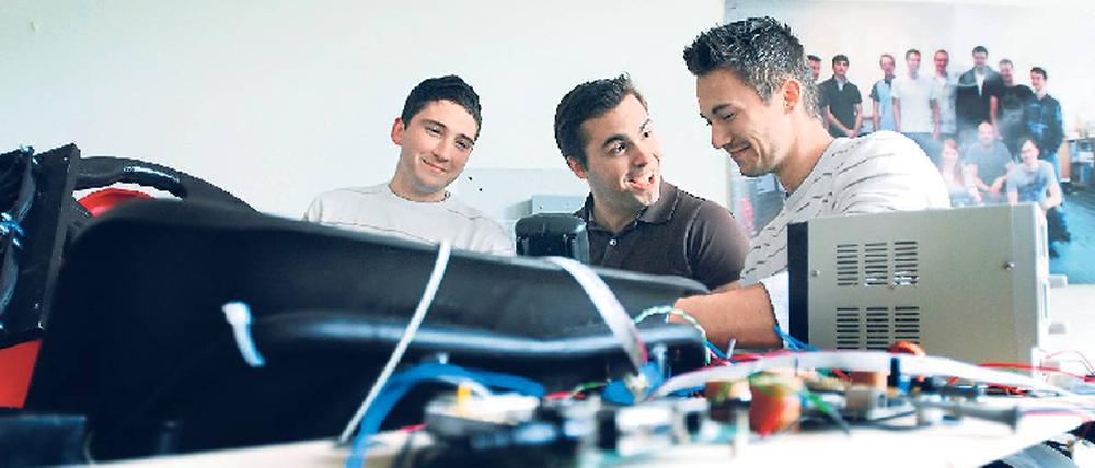 Angewandte Forschung. Beuth-Studenten im Praxisseminar.