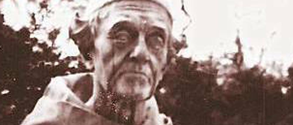 Noch mit Kopf. Max Baumbachs Simeon, um 1936 in der Siegesallee fotografiert.