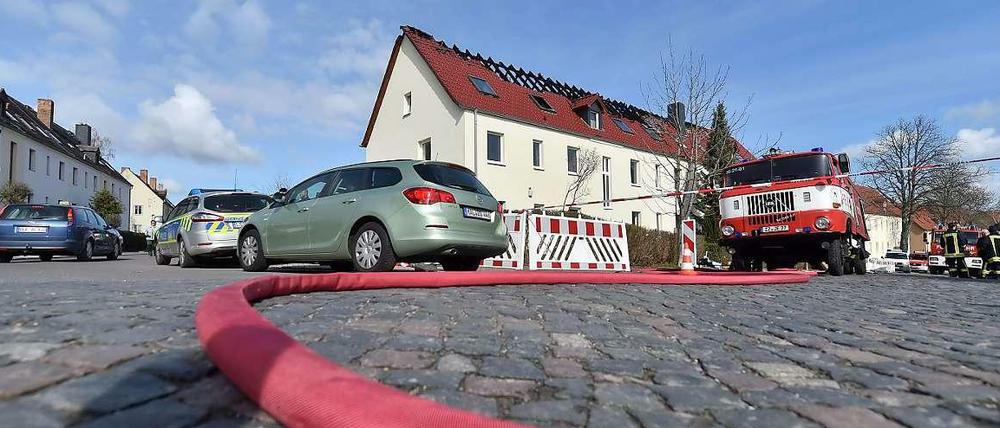 Der Brandanschlag in Tröglitz wurde in der Nacht zum Karsamstag verübt.