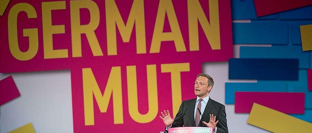 Bei der Wahl zum Parteichef erhielt Christian Lindner mehr als 92 Prozent.