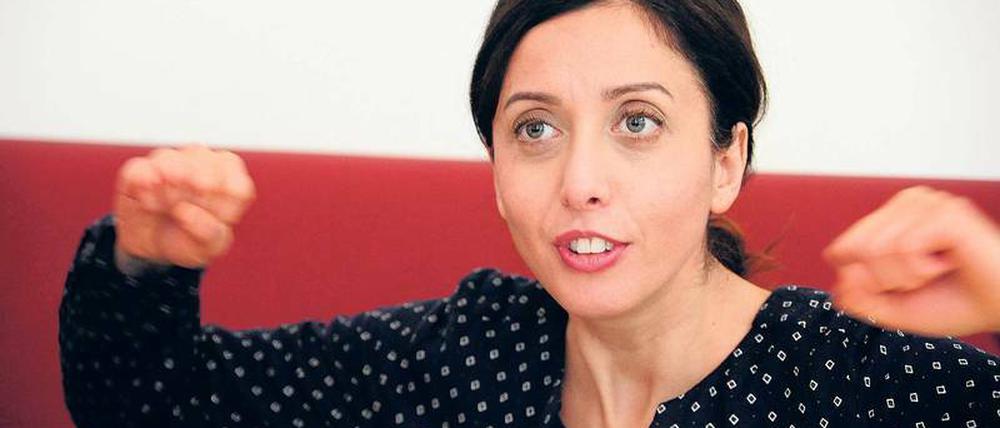 Viel Power. Nizaqete Bislimi ist im Kosovo geboren und flüchtete als Jugendliche mit ihrer Familie nach Deutschland.