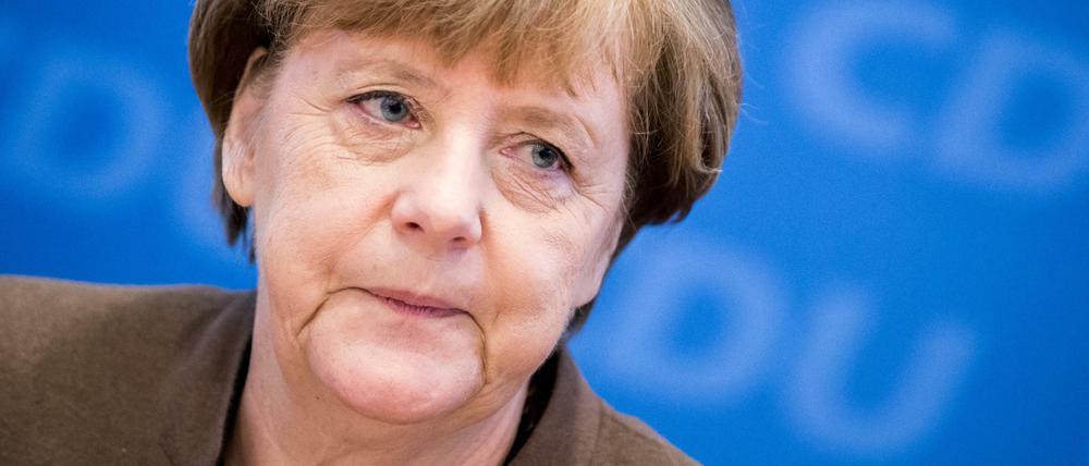 CDU-Bundesvorsitzende und Bundeskanzlerin Angela Merkel.