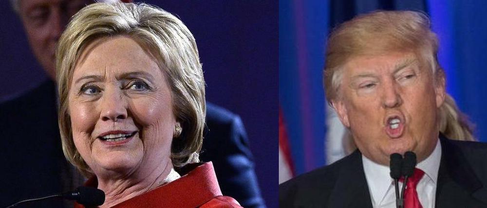 Der Weg ist noch weit für Hillary Clinton und Donald Trump.