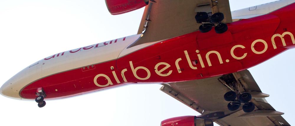 Ein Airbus A330-200 der Fluggesellschaft Air Berlin