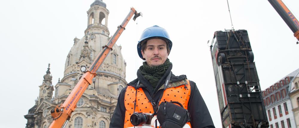 Der syrische Künstler Manaf Halbouni