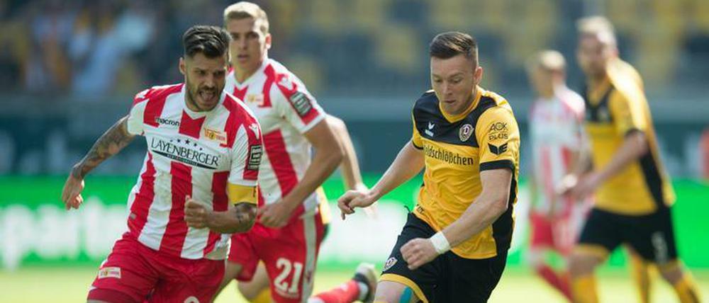 Bei Union und Dresden wurde es am Ende doch noch einmal richtig spannend.