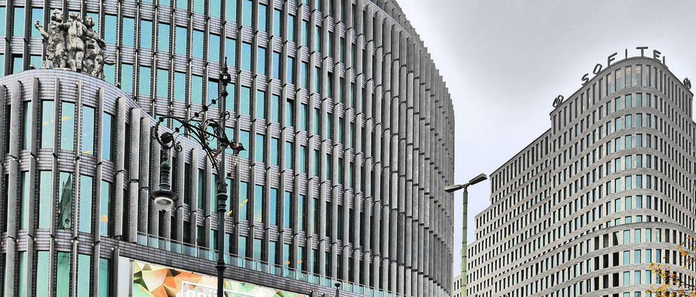 Blick aufs Ku'damm-Eck an der Joachimsthaler Straße.