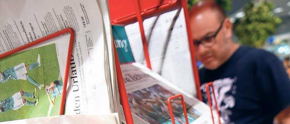 Lesen wollen? Der Kioskverkauf geht noch stärker zurück als der Aboverkauf.