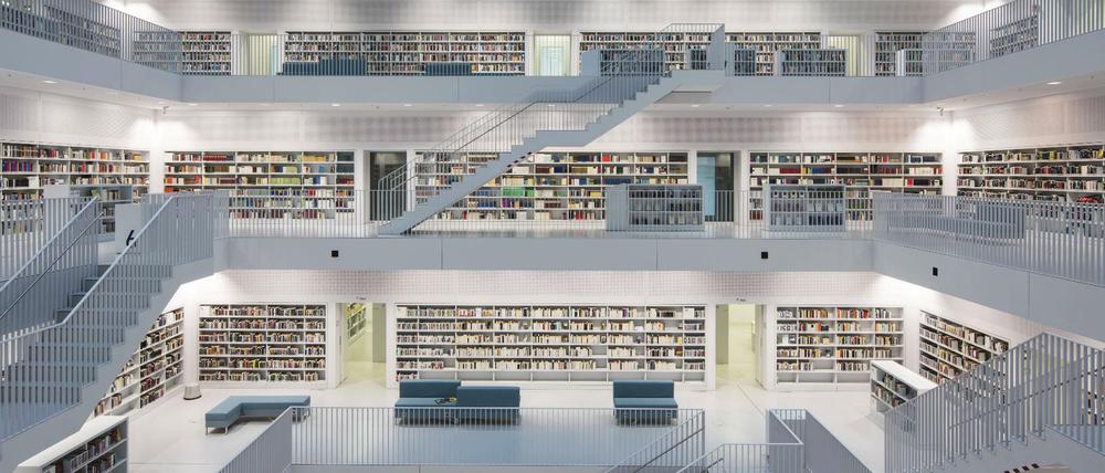 Die Stadtbibliothek in Stuttgart