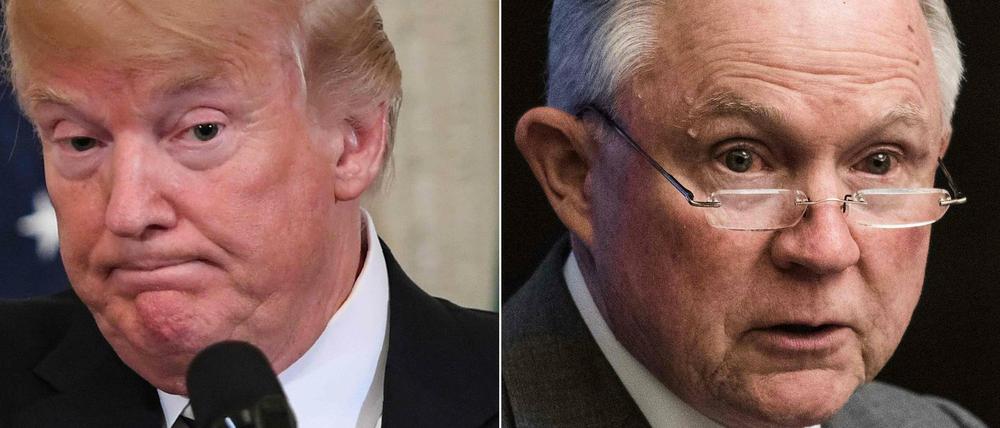 US-Präsident Donald Trump und Justizminister Jeff Sessions.