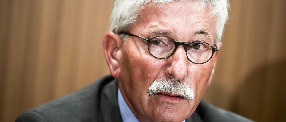 Thilo Sarrazin, aufgenommen bei einer Buchvorstellung im September 2016