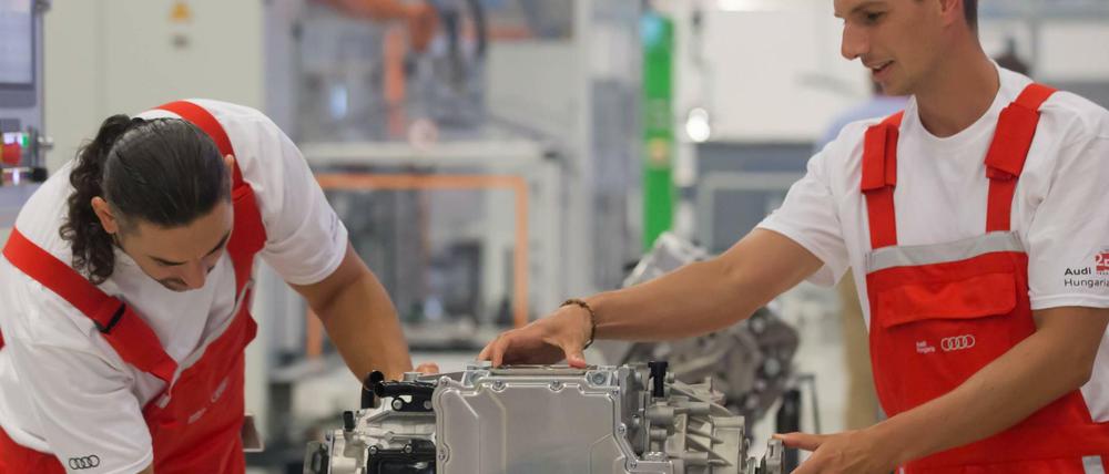 Audi-Motoren werden im westungarischen Györ montiert.