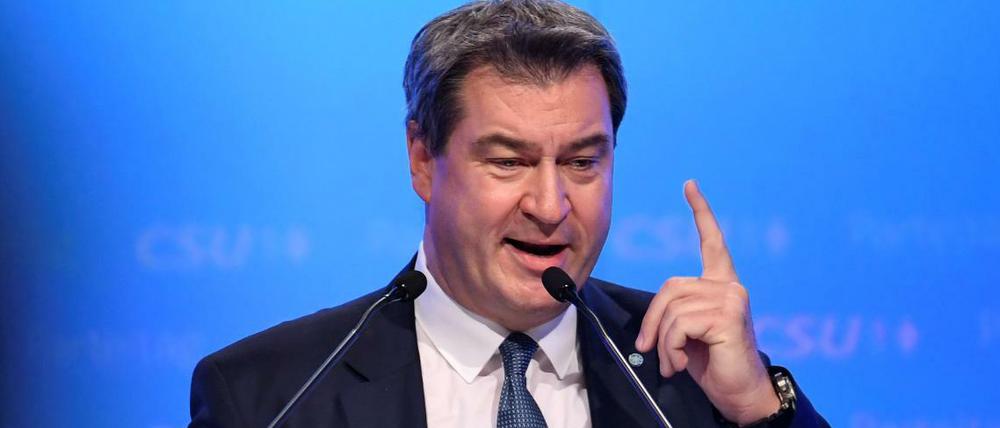 Der frisch gewählte CSU-Vorsitzende Markus Söder.