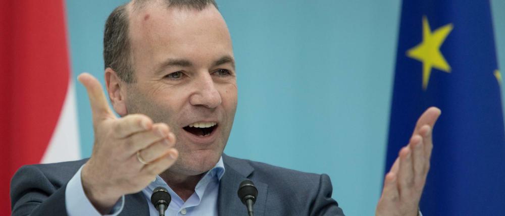 Manfred Weber, Spitzenkandidat von konservativen Parteien