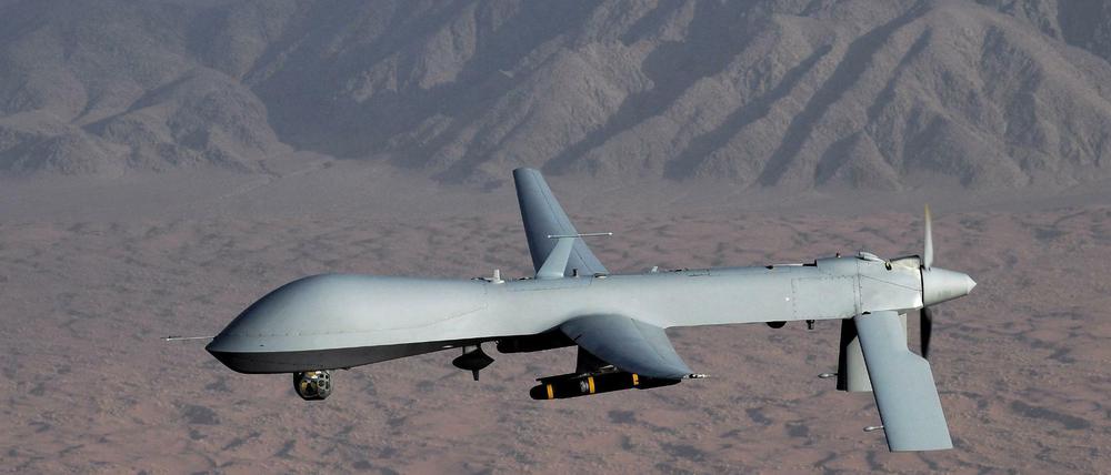 Eine US-Kampfdrohne vom Typ MQ-1 Predator.