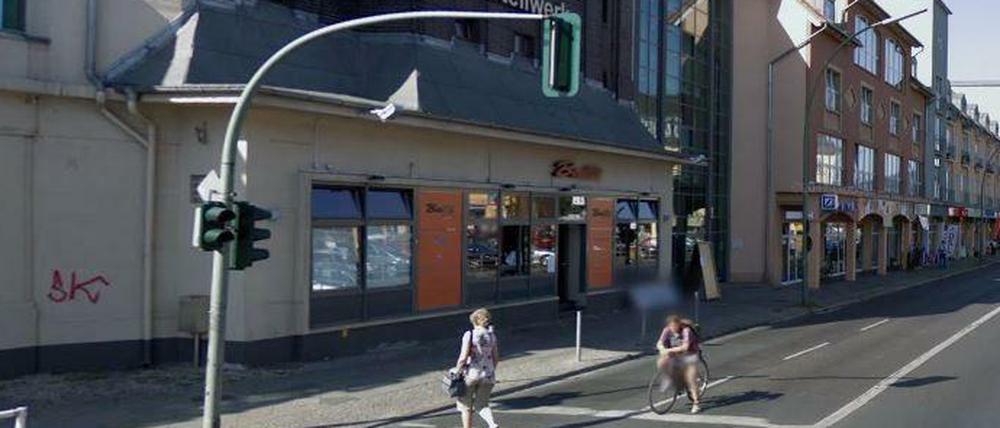 Ladenzeile am Kranoldplatz in Berlin-Lichterfelde.