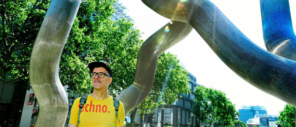 Wo alles begann. Die Skulptur "Berlin" auf der Tauentzienstraße gab es schon, als Dr. Motte mit der ersten Loveparade vorbeizog.