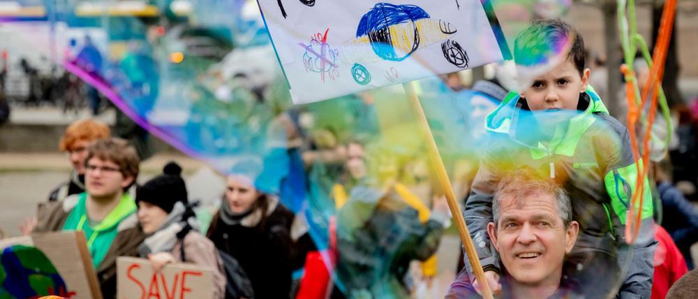 Klima-Kundgebung "Fridays for Future" in Berlin.