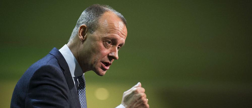 Friedrich Merz keilt gegen die GroKo im Allgemeinen und gegen Merkel im Besonderen.