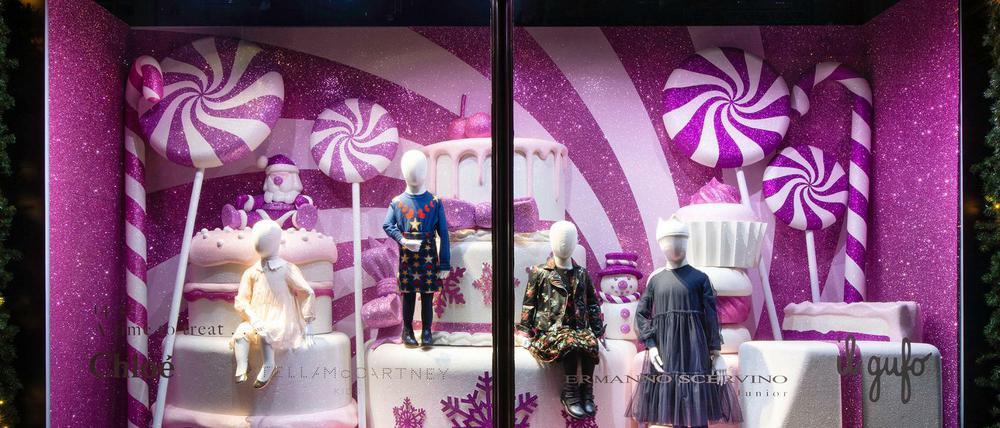 Was ist Wohlstand? Lässt er sich mit dem Bruttoinlandsprodukt noch messen? Ein Schaufenster des Kaufhauses Harrods London.