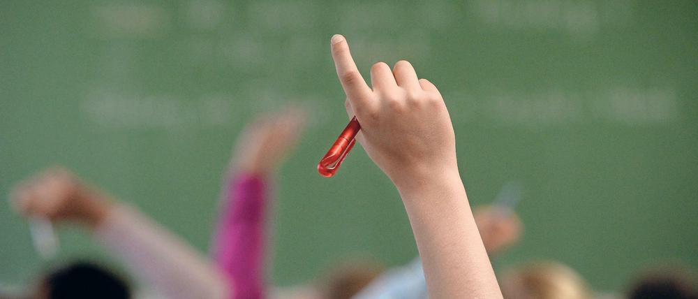Schülerinnen und Schüler im Unterricht (Symbolbild).