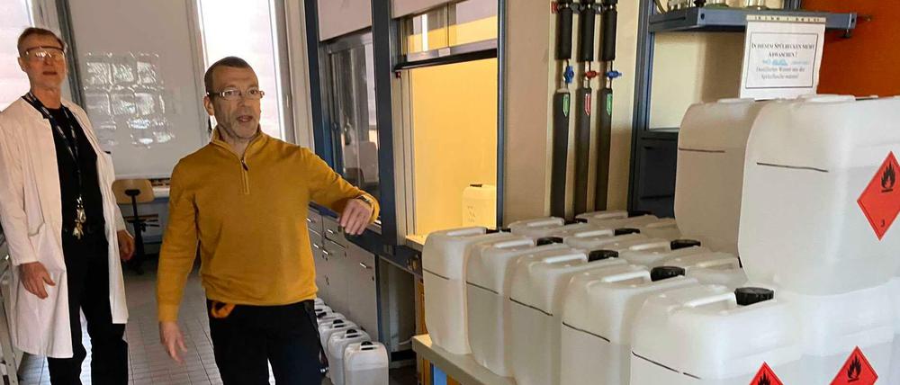 In Adlershof steht die Lieferung für den nächsten Tag bereit.