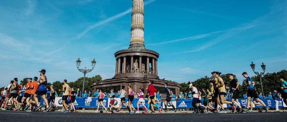 Dieses Bild wird es in diesem Jahr nicht geben. Der Berlin-Marathon fällt erstmals seit 1974 aus.