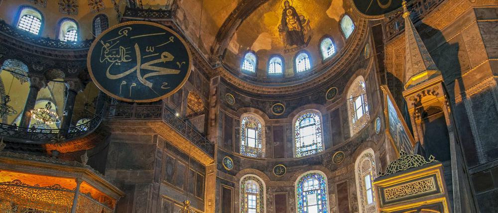 Die Hagia Sophia in Istanbul.