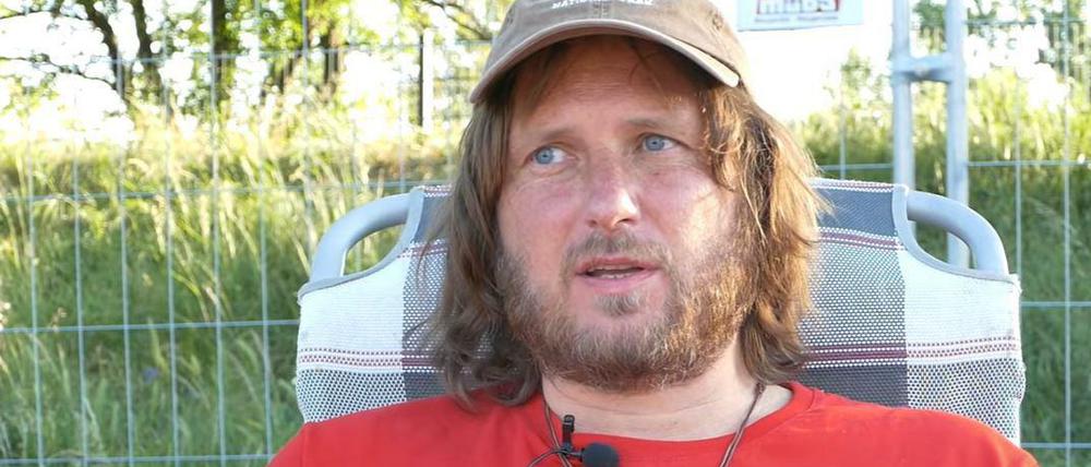 Stephan Bergmann, Pressesprecher von „Querdenken 711“.