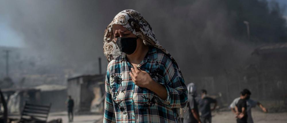 80 Prozent von Moria sind Opfer der Flammen geworden.