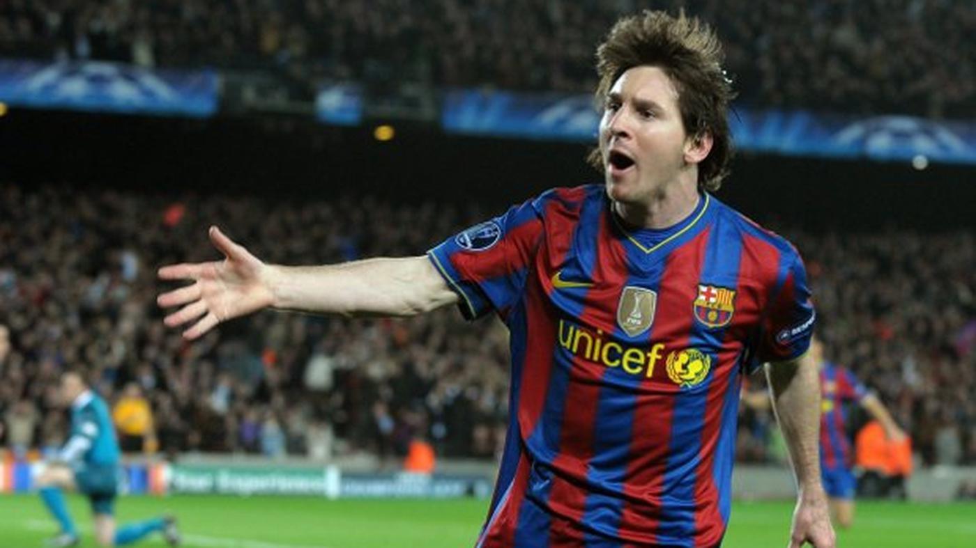 Vier Tore Gegen Arsenal Messi Schießt Barcelona Ins Halbfinale Der Champions League