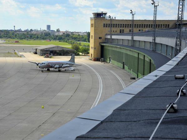 Stummer Zeuge der Luftbrücke: der Flughafen Tempelhof.