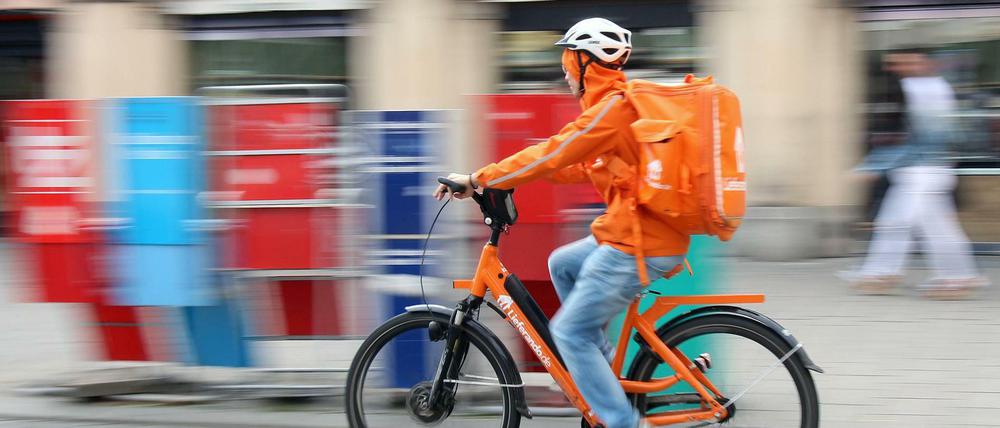 Krisenprofiteur - das trifft auf Lieferando als Konzern zu. Aber auch auf seine Fahrer?
