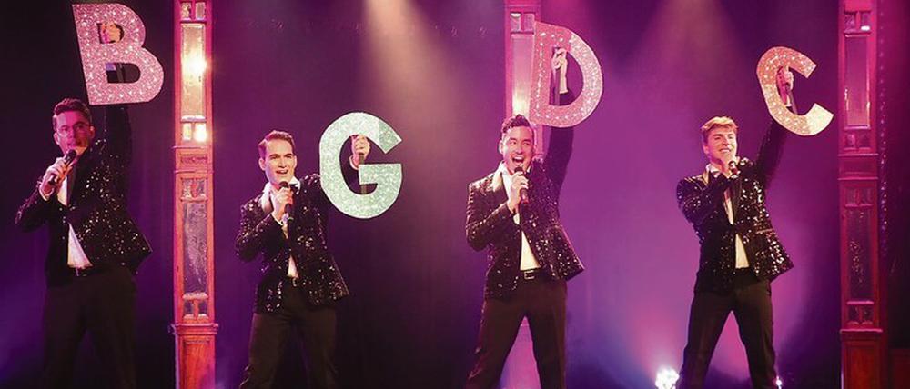 Dauerwarteschleife. Die Premiere der hier geprobten Frankie-Valli-Show in der Bar jeder Vernunft platzt Ende März zum dritten Mal.