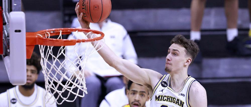 In Michigan hat sich Franz Wagner in den Fokus der NBA-Scouts gespielt.