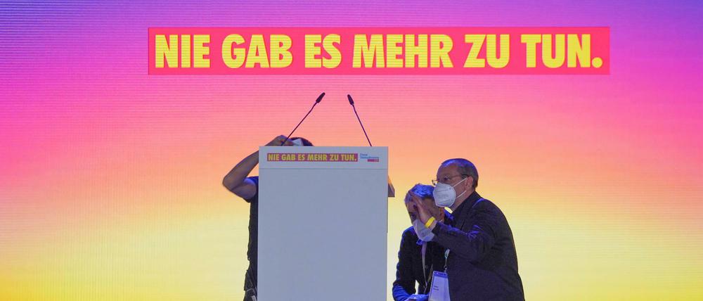 Motto des FDP-Parteitags: „Nie gab es mehr zu tun“