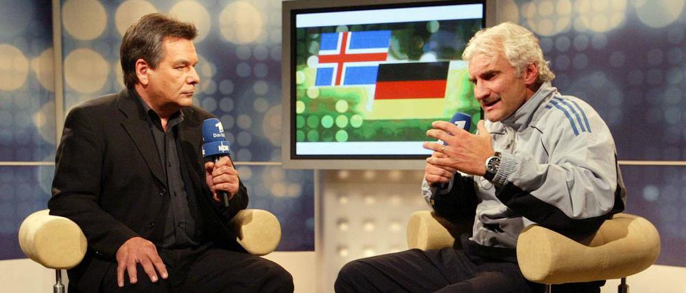 Es ist auf den Tag genau vor 20 Jahren, als Teamchef Rudi Völler im Nationalstadion Laugardalsvöllur von Reykjavik explodierte.