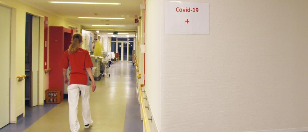 Die Intensivstation im Vivantes Auguste-Viktoria-Klinikum in Berlin-Schöneberg.