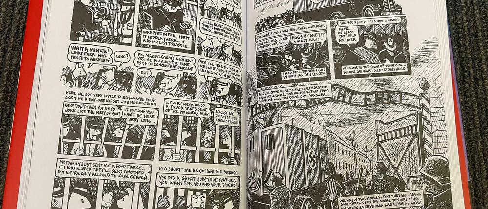 Zwei Seiten aus der US-Ausgabe von "Maus".