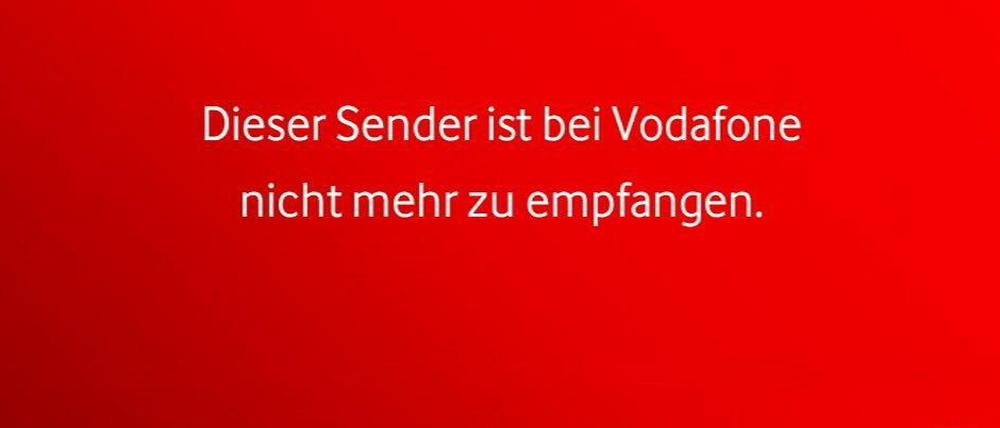 Seit Donnerstagmorgen nicht mehr zu erreichen: Der englischsprachige Dienst von Russia Today im Kabelnetz von Vodafone.