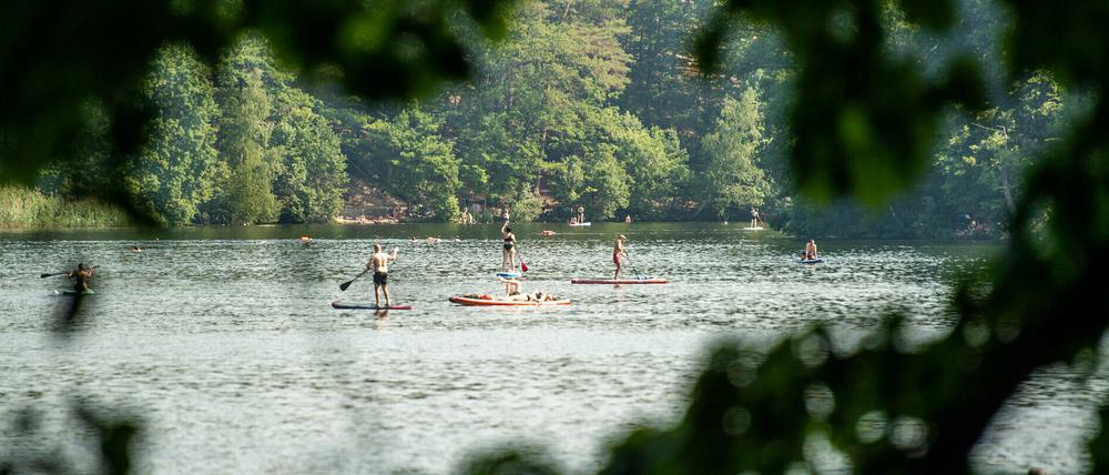Der Schlachtensee im Berliner Südwesten.