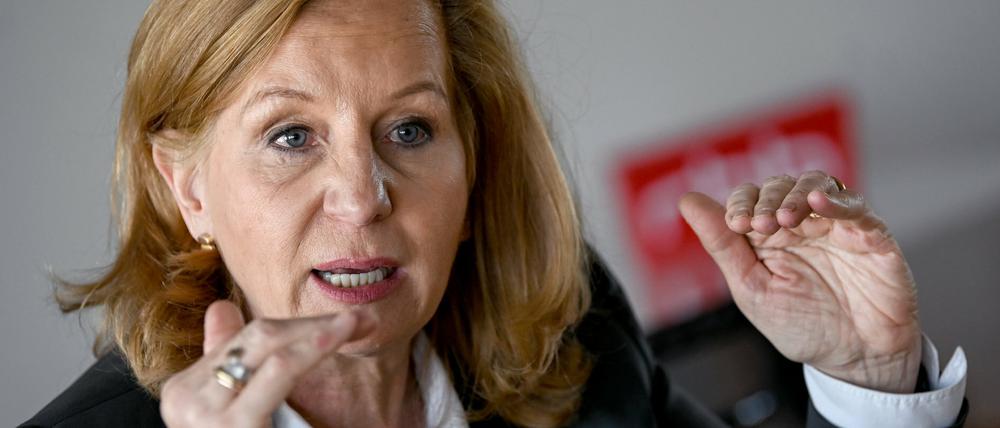 Patricia Schlesinger, 61, ist seit 2016 Intendantin des Rundfunk Berlin-Brandenburg.