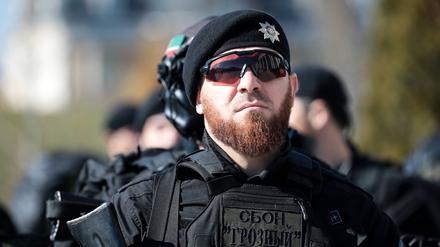 Tschetschenischer Kämpfer