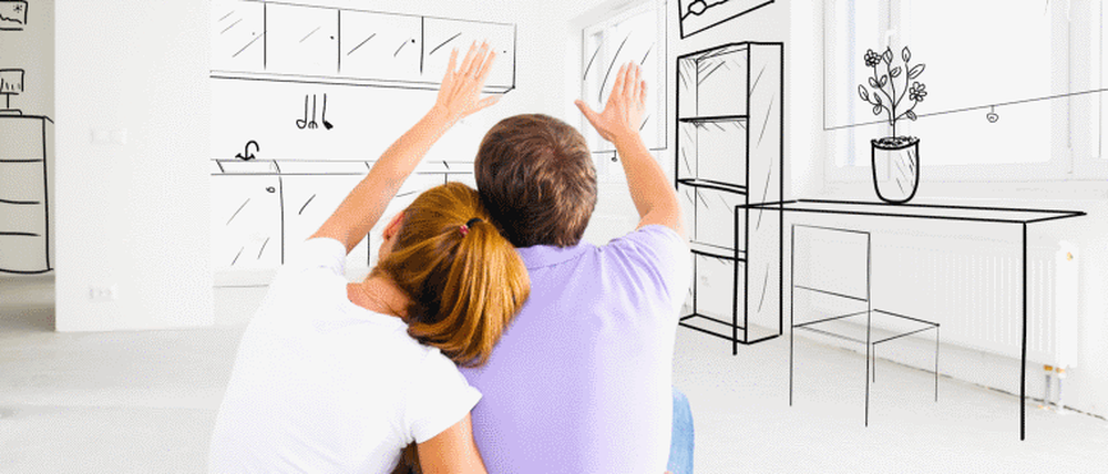 Wie sieht die neue Wohnung aus? Wie sollen wir sie einrichten?