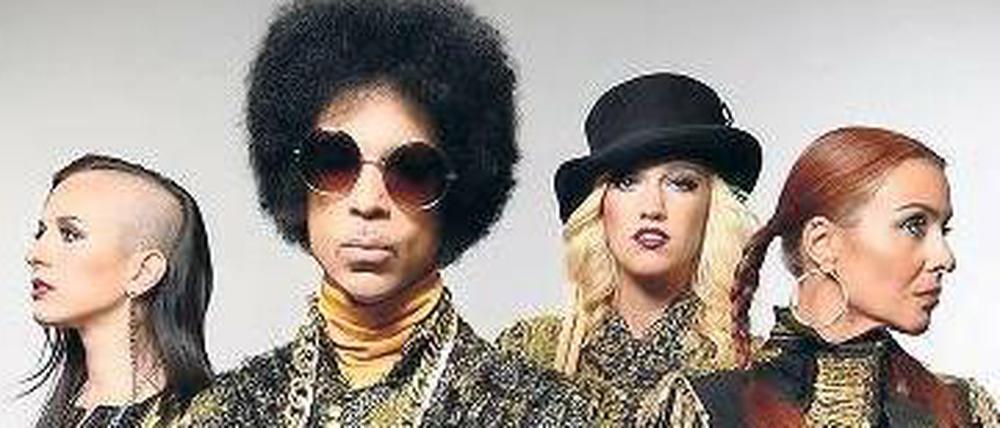 Kommen nicht. Prince und seine Band 3rdeyegirl.