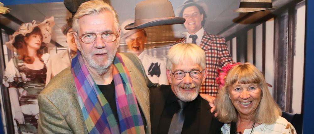 Zur Eröffnung der Ausstellung kamen die Darsteller Morten Grunwald (Benny) und Jes Holtsø (Børge) sowie Kostümbildnerin Lotte Dandanell.