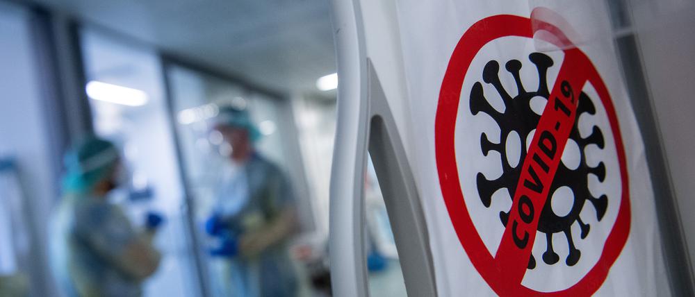 Corona-Station in einer Klinik (Symbolbild).