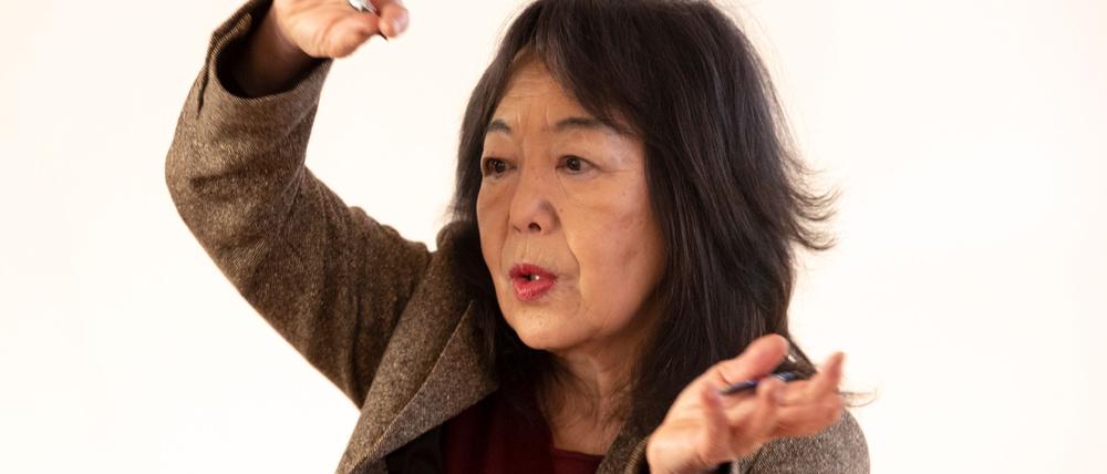 Die Dirigentin und Komponistin Mayako Kubo