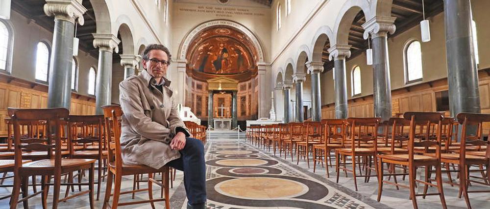 Tobias Ziemann ist seit August Pfarrer der Friedenskirche Potsdam.
